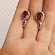 Серьги: Розовые. Серьги классические. Светлана Silver&Jewel. Ярмарка Мастеров.  Фото №6
