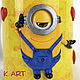 Ceramic mug decorated with handmade from polymer clay Minion. Mugs and cups. CatherineArtRu. Online shopping on My Livemaster.  Фото №2