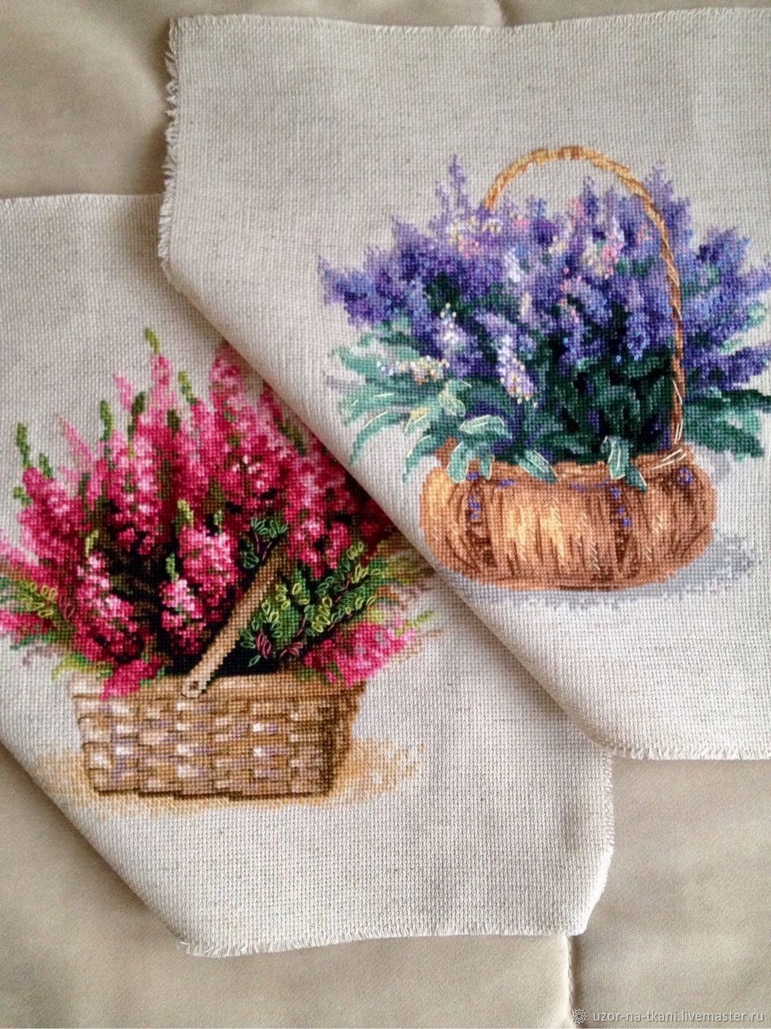 Вышитая картина Шотландский вереск – заказать на Ярмарке Мастеров ...