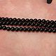 Onyx black beads smooth ball. Beads1. Zhemchuzhina. Интернет-магазин Ярмарка Мастеров.  Фото №2