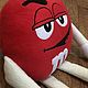 Заказать Игрушка подарок m&m's  red (эмэмдемс красный) m&m. Галина Додонова. Ярмарка Мастеров. . Мягкие игрушки Фото №3