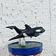 Figurine of killer whale figurines made of polymer clay (handmade, dolphins). Figurines. magic stick. My Livemaster. Фото №5