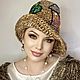 Шляпа ДОМИК -2 ручной работы из листьев пальмы. Шляпы. Анна Лесникова      Les accessoires. Интернет-магазин Ярмарка Мастеров.  Фото №2