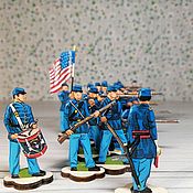 Куклы и игрушки handmade. Livemaster - original item The civil war in America. The northerners were firing. Handmade.