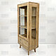 Заказать Шкаф-витрина стеклянная из дерева ORGANIC. Мебельный бутик (Wofurniture). Ярмарка Мастеров. . Шкафы Фото №3