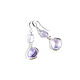 Order Lilac earrings 'Movement' purple jewelry earrings. Irina Moro. Livemaster. . Earrings Фото №3