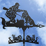 Weather vane on the roof 