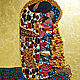 Order Black Afro american art original painting Kiss Gustav Klimt. House of the Sun (irina-bast). Livemaster. . Pictures Фото №3