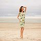 Order Linen dress ' Orchids'. Aleksandra Majskaya. Livemaster. . Dresses Фото №3