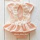 Заказать Персиковый бодик с юбочкой для фотосессии малышей. helen decor knit. Ярмарка Мастеров. . Боди детское Фото №3