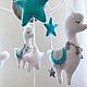 Заказать Мобиль Ламы. HappyBabyLove. Ярмарка Мастеров. . Мобили на кроватку Фото №3