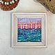 Copy of Sailboat Painting Original Art Seascape Small Art 4", Pictures, Moscow,  Фото №1