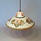 Ceramic lamp painted 'Cloudberry', Ceiling and pendant lights, Moscow,  Фото №1
