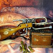 Субкультуры handmade. Livemaster - original item Steampunk style rifle 