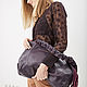 Сумка мешок Хобо Баул на плечо кожаная фиолетовая Бохо. Сумка-мешок. Bags by Katerina Klestova (kklestova). Ярмарка Мастеров.  Фото №5