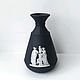 Винтаж: Wedgwood Jasperware Black Редкая винтажная ваза в чёрном цвете. Вазы винтажные. Decor.mylove. Ярмарка Мастеров.  Фото №4