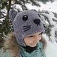 Заказать Шапка зимняя или на раннюю весну. Наталья .   knitting_family_. Ярмарка Мастеров. . Шапки Фото №3