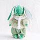 Тедди Зайка зимний. Тедди Зверята. Handsewing.toys (Ирина). Ярмарка Мастеров.  Фото №6