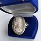 Серебряное кольцо с камеей. Кольца. Grandvintage. Ярмарка Мастеров.  Фото №4