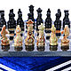 Stone chess 'Carthage' dark marble and onyx 25. Chess. H-Present more, than a gift!. Online shopping on My Livemaster.  Фото №2
