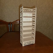 Материалы для творчества handmade. Livemaster - original item Shelf with carved pattern. Handmade.