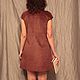Order Suede dress "City of Gold". Inessa G. Suede and leather goods. Livemaster. . Dresses Фото №3