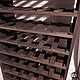Order Wine and champagne rack for 90 bottles. Color Wood. Livemaster. . Shelving Фото №3