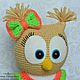 Dolly owl-toy, crochet. Stuffed Toys. Zzabava. My Livemaster. Фото №4