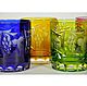 Glasses Tumblers Whiskey water juice the grapes, Nachtmann Nachtmann. Vintage glasses. Cozy-h-o-u-s-e. My Livemaster. Фото №5