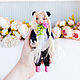 ❤❤❤ ДЕВОЧКА ПАНДА, тедди панда, символ года 2024,  новогодний подарок. Куклы и пупсы. ❤❤❤КУКЛЫ❤БРОШИ❤ИГРУШКИ❤ Марина Эберт. Ярмарка Мастеров.  Фото №5