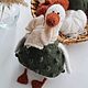 Вязаный гусь Веня. Мягкие игрушки. Гульнара Бакирова Вязаные аксессуары. Интернет-магазин Ярмарка Мастеров.  Фото №2