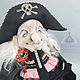 Бабушка Пирата. Куклы и пупсы. Анастасия Голенева. Ярмарка Мастеров.  Фото №5