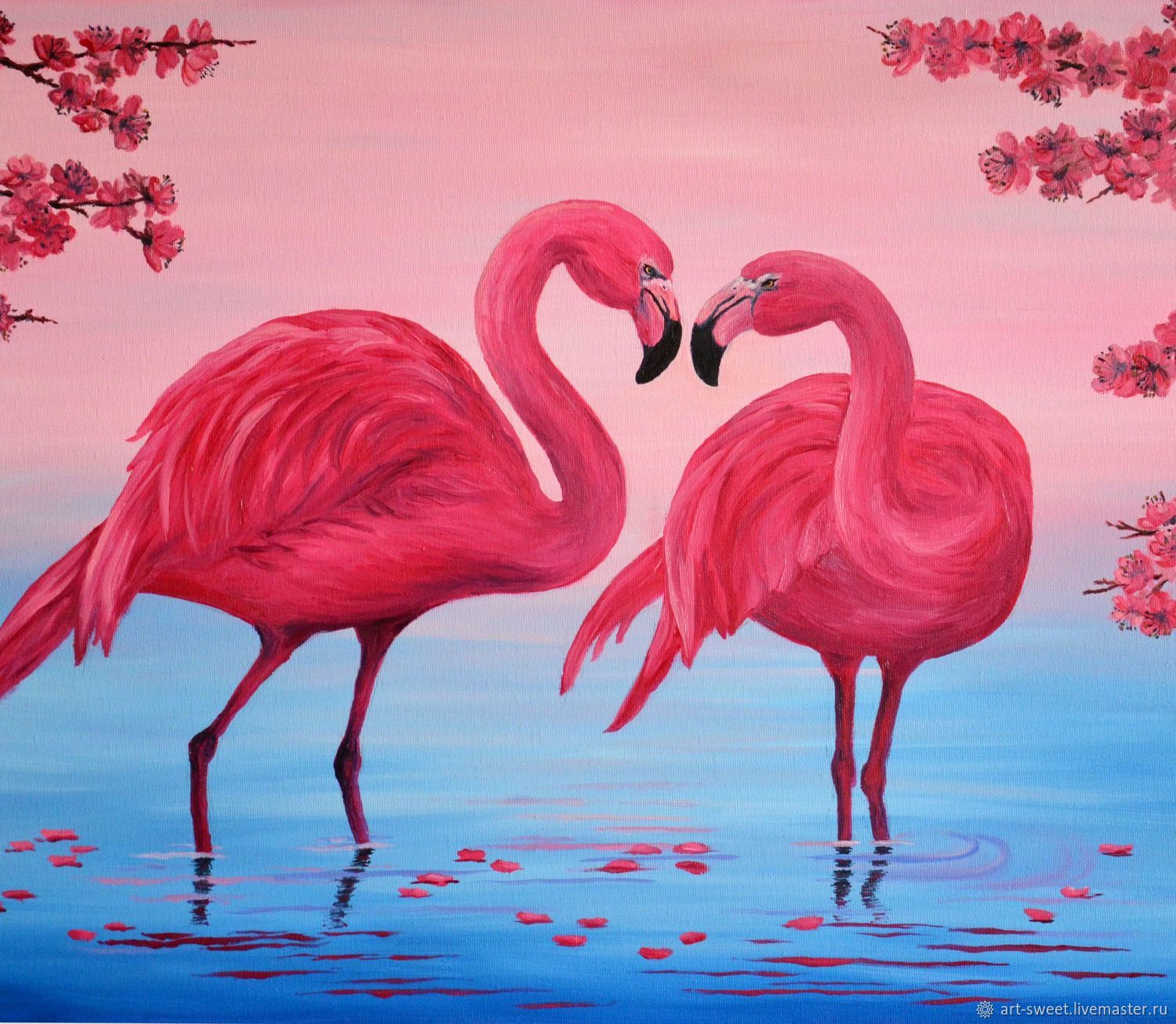 фламинго картина фото