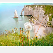 Картины и панно handmade. Livemaster - original item Photo painting landscape France the Cliffs of Etretat Photo pictures for interior. Handmade.