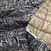 Материалы для творчества handmade. Livemaster - original item Fabric: JACKET WITH DOUBLE-SIDED COATING DWR- ITALY. Handmade.