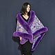Pavlovo Posad shawl 'Autumn bells' with Arctic fox, Shawls, Moscow,  Фото №1