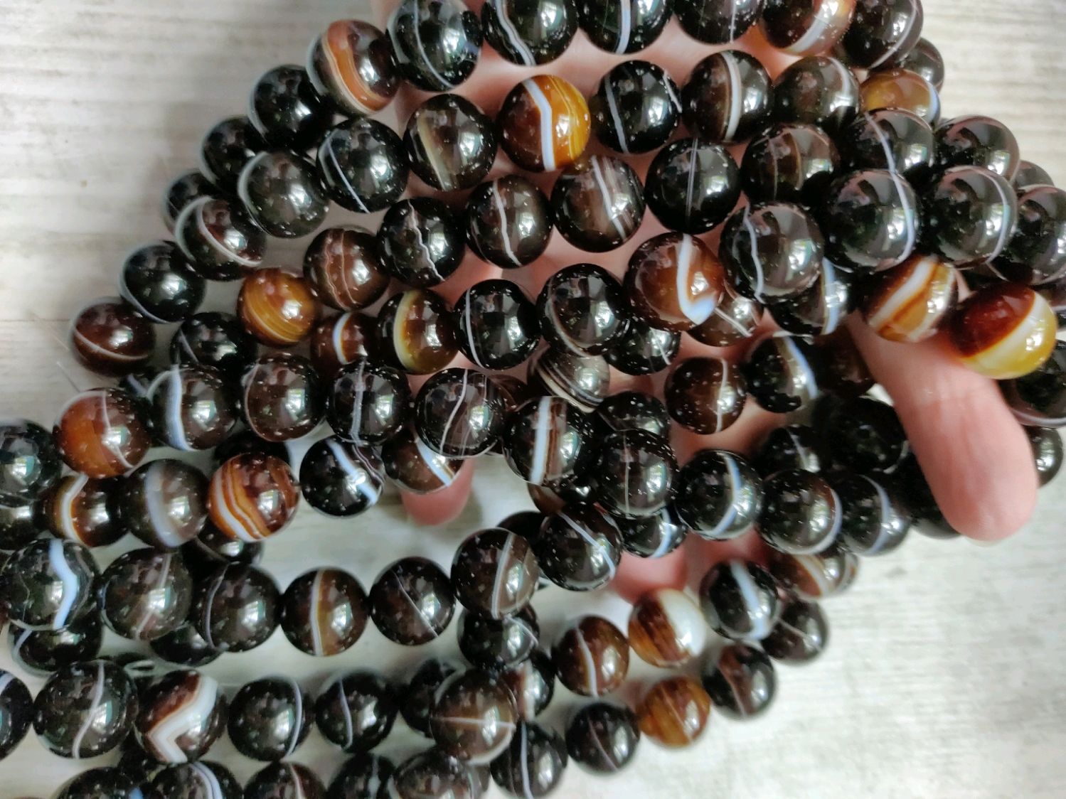 Агат Полосатый 14мм Сток купить в интернет-магазине Ярмарка Мастеров по ...