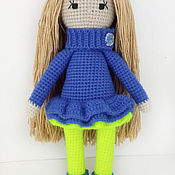 Куклы и игрушки ручной работы. Ярмарка Мастеров - ручная работа Crocheted play doll, the best doll as a gift for a girl. Handmade.