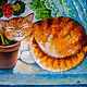 Order Painting Cat and Geranium 25 x 25 Oil on Canvas Cat Flower in a Pot. matryoshka (azaart). Livemaster. . Pictures Фото №3