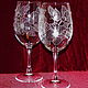 Hibiscus. wine glasses. Wine Glasses. ArtGraving. Online shopping on My Livemaster.  Фото №2