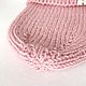 Бледно-розовая вязаная шапка. Народные сувениры. PUMPKINknit. Ярмарка Мастеров.  Фото №5