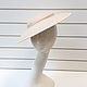 Author's hat Assiet. Color cream. Hats1. Exclusive HATS. LANA ANISIMOVA.. My Livemaster. Фото №6