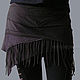 Skirt belt black fleece for dancing, Skirts, Tel Aviv,  Фото №1