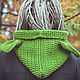 Снуд с капюшоном Йода. Шапки. Woolcraft. Ярмарка Мастеров.  Фото №4
