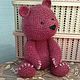 Pink Bear with manicure. Stuffed Toys. Melange Bears. My Livemaster. Фото №4