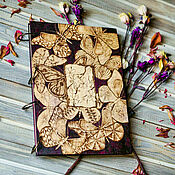 Канцелярские товары handmade. Livemaster - original item Copy of Notepad wood cover A4 "Magical evening". Handmade.