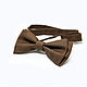 Заказать Галстук-бабочка коричневый. Super bow ties. Ярмарка Мастеров. . Галстуки Фото №3
