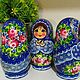 Matryoshka floral, 5 seats, hand-painted, varnished . Dolls1. matreshka65. Online shopping on My Livemaster.  Фото №2