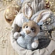 Bunny Rusya. Stuffed Toys. fesartdecor (fesartdecor). My Livemaster. Фото №4