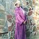 Вязаное пальто-халат оверсайз из мохерп. Пальто. Saharastyle.fashion. Интернет-магазин Ярмарка Мастеров.  Фото №2